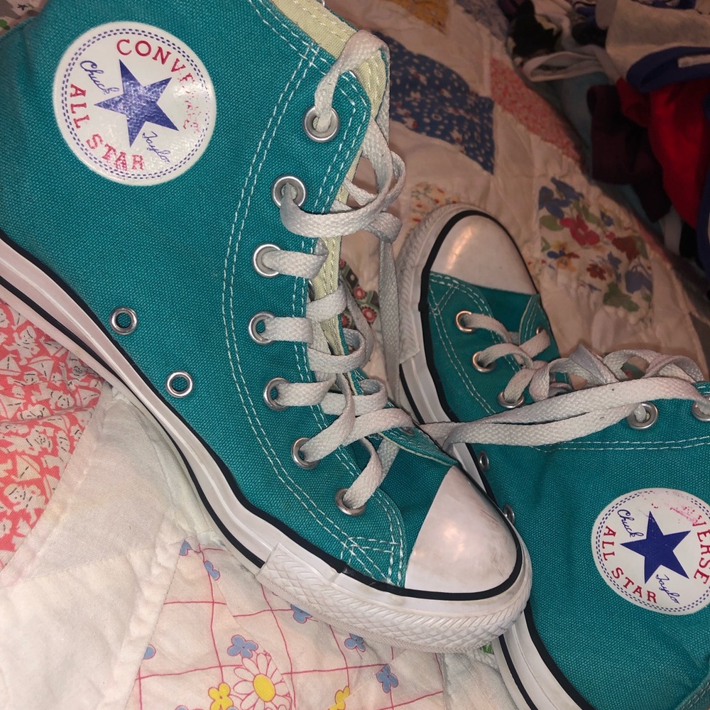Turquoise Converse